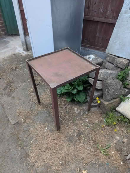 Photo of free Metal table (chesterfield S41) #1