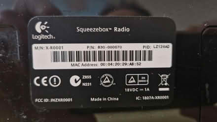 Photo of free Logitech Squeezebox digital radio (Cricket Road OX4) #3