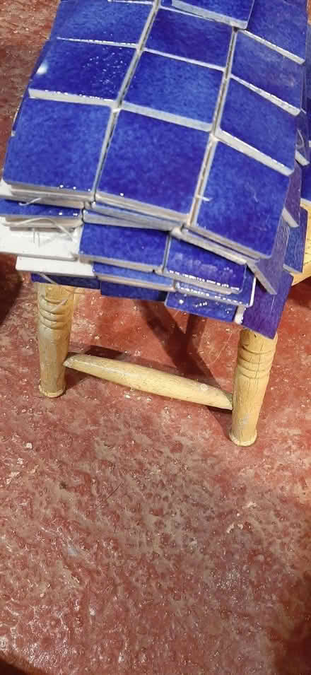 Photo of free Blue mosaic tiles (KT6 Surbiton) #1