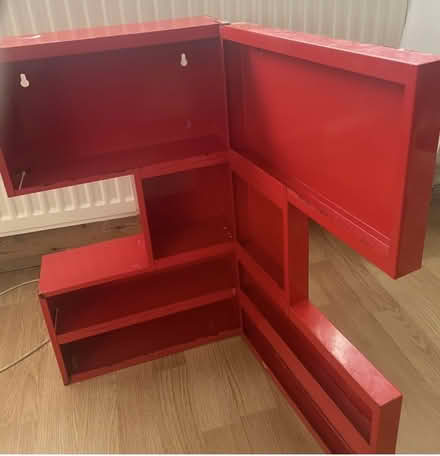 Photo of free Red Metal E Shape Cabinet (SW16) #3