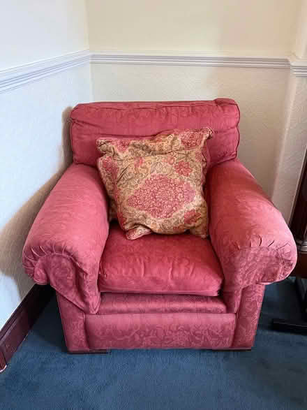 Photo of free John Lewis armchair + cushions (Salford M30) #1