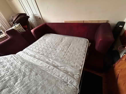 Photo of free Red Habitat sofa bed (Carryduff BT8) #3