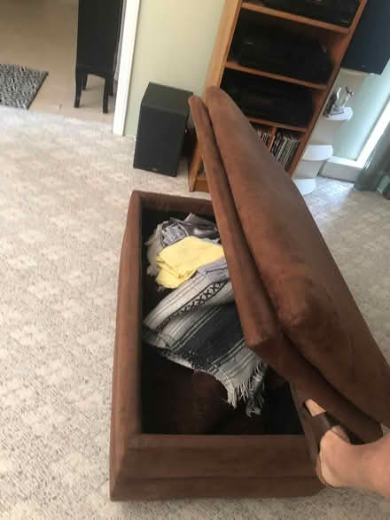 Photo of free Couch and Ottoman (Florham Pk near Trader Joe’s) #4