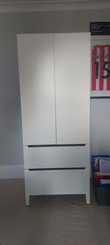 Photo of free IKEA White Nordli Wardrobe (Brentford Gate TW8) #1