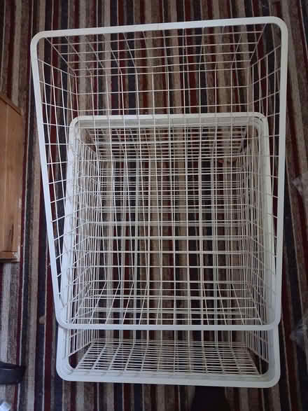 Photo of free 4 large metal storage baskets (Dyke Road area BN1) #1