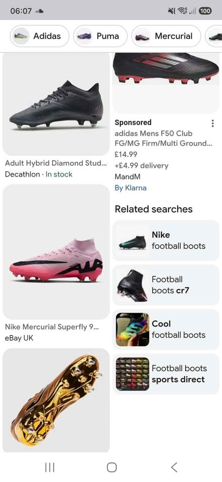 Photo of Football boots size 5 (Pittville GL50) #1