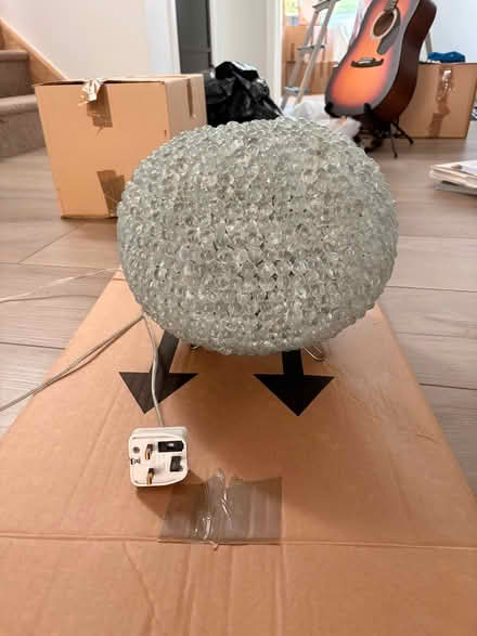 Photo of free Glass lamp (Parkstone Golf Club BH14) #1