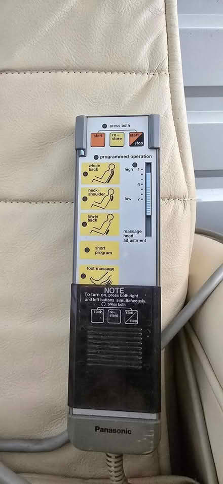 Photo of free Panasonic Leather Massage Chair (Custer) #4
