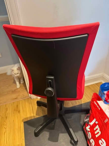 Photo of free Red Desk Chair (EN2 0HB) #3