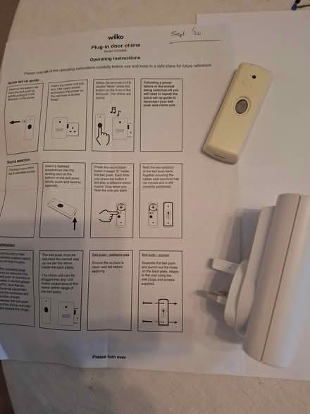 Photo of free Door bell . Plug in chime (stroud GL5, near college) #1
