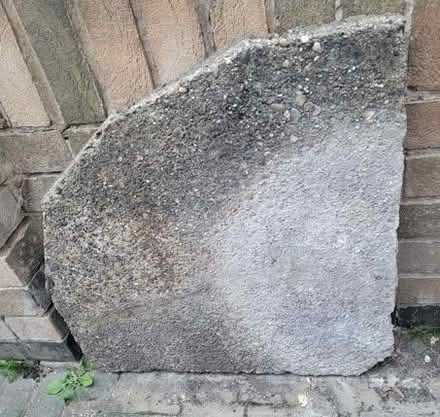Photo of free 2 curved concrete slabs (Loughborough LE11) #2