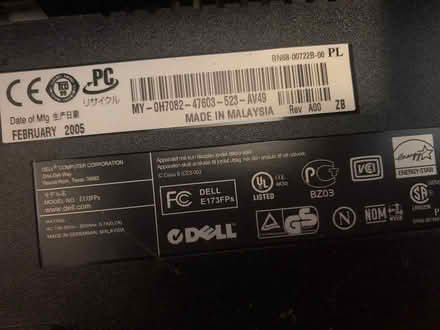 Photo of free ‘Dell’ Monitor (Sandbach CW11) #3
