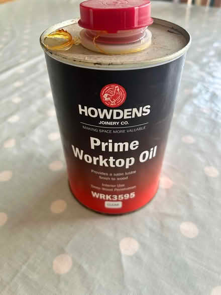 Photo of free Howdens Prime Worktop Oil, clear 3595 Top oil (Otford TN14) #1