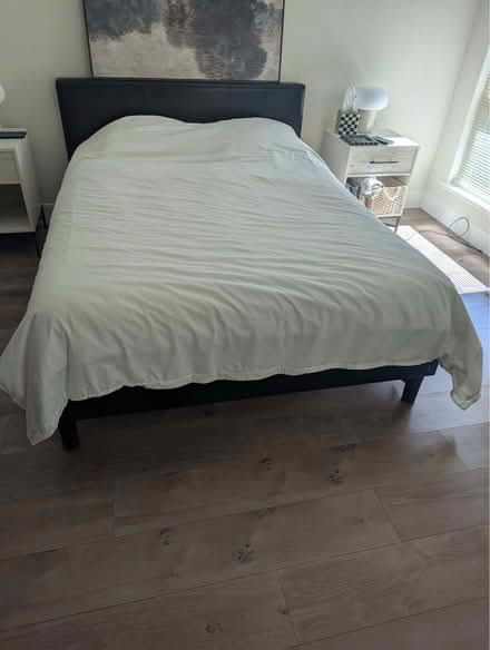 Photo of free Queen size bed frame (Campbell) #2
