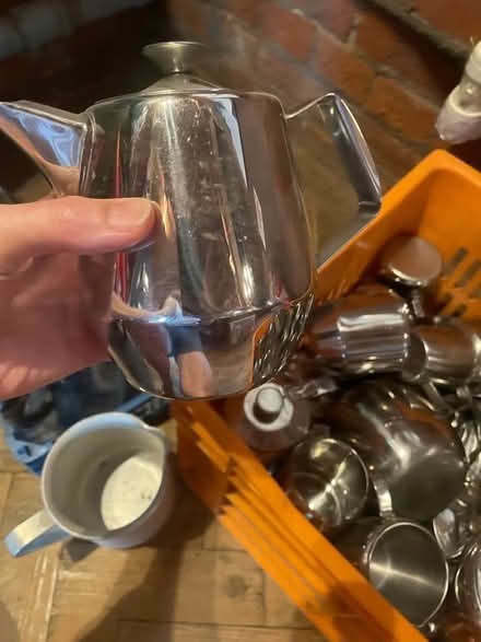 Photo of free Stainless steel teapots etc (North Ascot SL5) #3