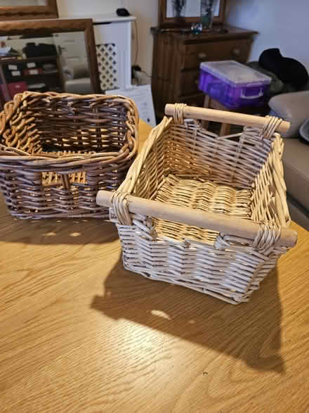 Photo of free Two Wicker Baskets (Earlswood RH1) #1