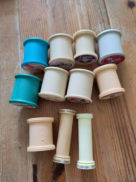 Photo of free Cotton reels, plastic, empty, x 11 (Henleaze Ward BS9) #2