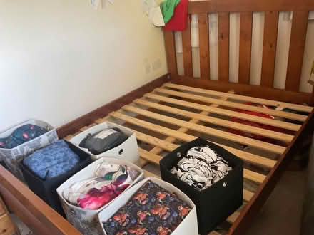 Photo of free Kingsize bed frame (Barrowfield G40) #1