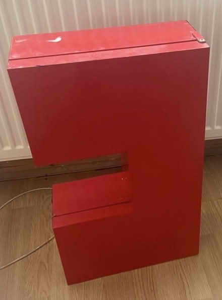 Photo of free Red Metal E Shape Cabinet (SW16) #2