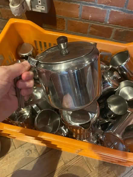 Photo of free Stainless steel teapots etc (North Ascot SL5) #4