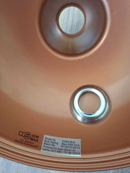 Photo of free Metal lampshade (Pemberton WN5) #2