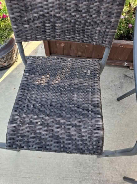 Photo of free Patio chairs (4) (Southeast by Smith Ferry) #3