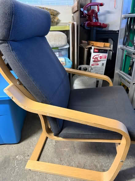Photo of free Ikea Poang black chair (Hale/Llagas in Morgan Hill) #2