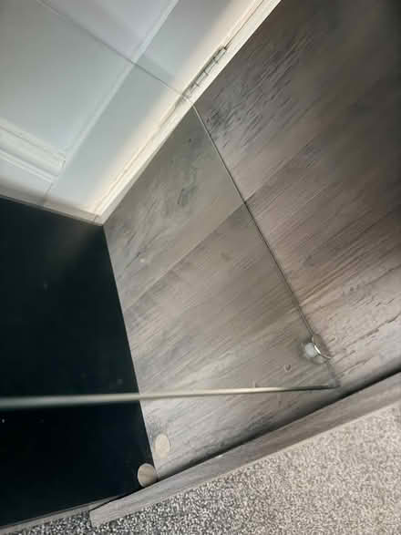 Photo of free TV Stand Unit with Glass Shelves (Wincobank S9) #2