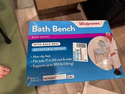 Photo of free Shower Chair / Bench (Northeast Ann Arbor) #1
