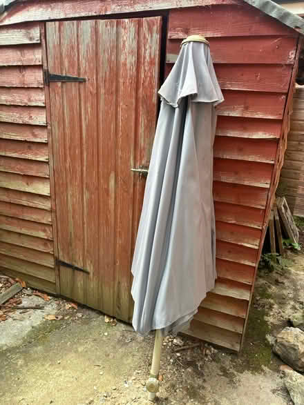Photo of free Large grey parasol (East Malling ME19) #1