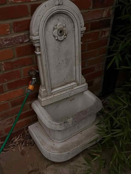 Photo of free 3 Stone basins & backs & tap hole (Rg9 Binfield Heath) #1
