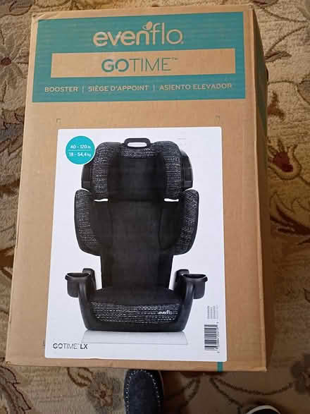 Photo of free child's booster car seat, unused (west Roseville) #3