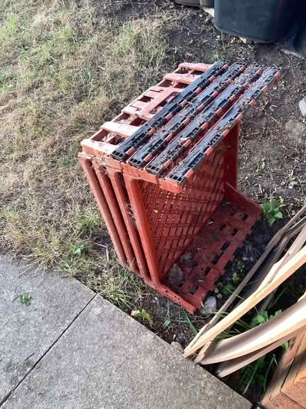 Photo of free four plastic crates (Heeley Green S2) #1
