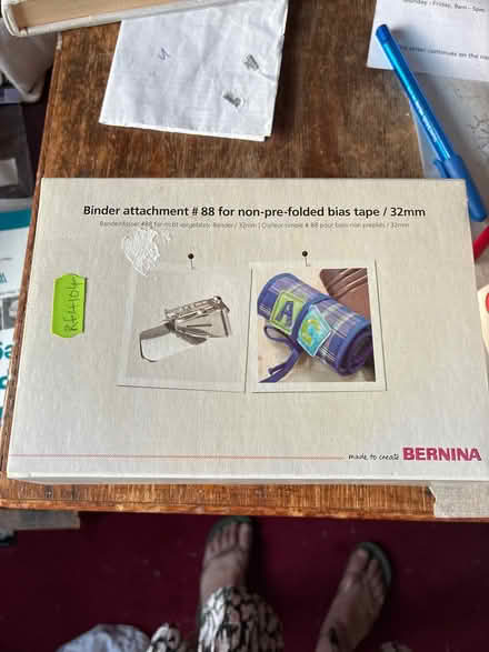 Photo of free Bernina bias binding foot (Cubbington CV32) #2