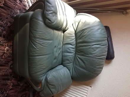 Photo of free Light green electric recliner chair, first come first served (Little Carleton FY3) #1