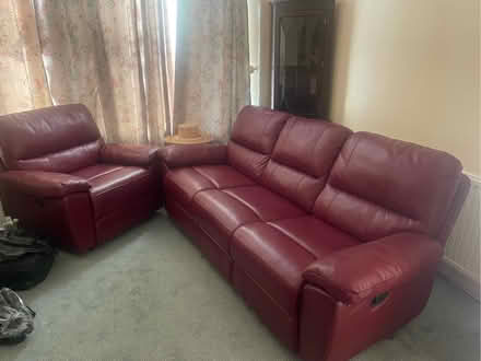 Photo of free Sofa and armchair (Olive Mount L15) #1