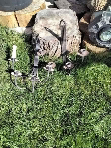 Photo of free Metal candle holders (Penrith CA11) #1