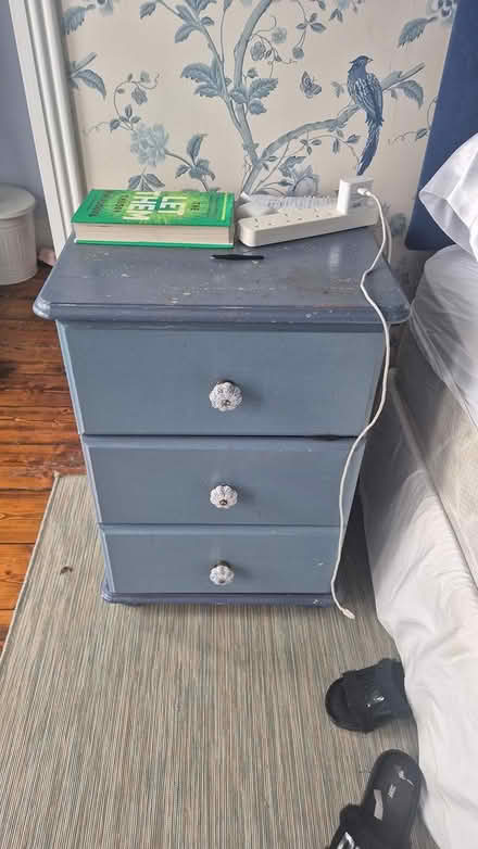 Photo of free Pair solid oak bedside lockers (Bray.Meath Road) #2