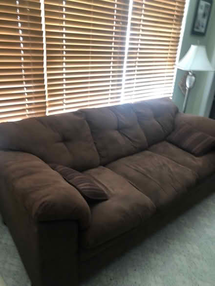 Photo of free Couch and Ottoman (Florham Pk near Trader Joe’s) #2