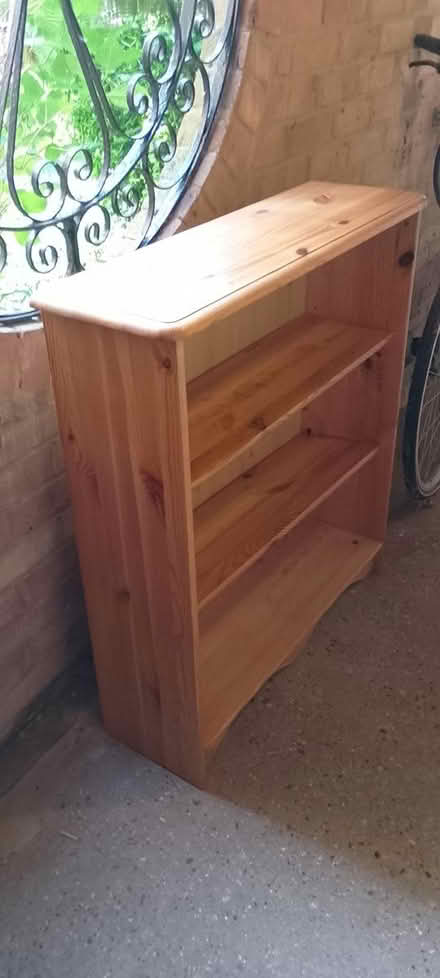 Photo of free Pine effect bookcase (Basildon) #2