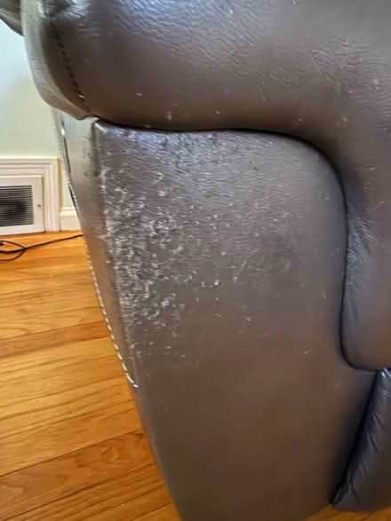 Photo of free Two seated leather couch (West Springfield) #2