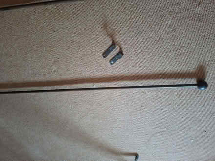 Photo of free Heavy metal curtain pole eith screw in ball ends (Morland CA10) #4