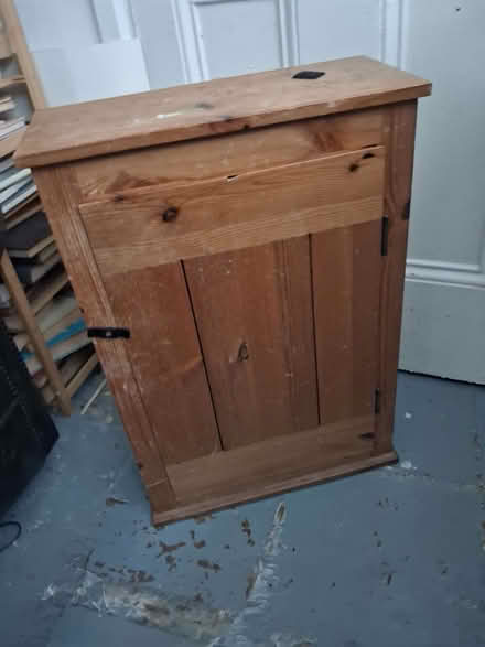Photo of free Small pine storage unit. Mirror. (Dyke Road area BN1) #2