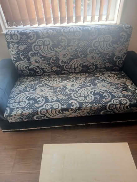 Photo of free Blue 2 Seater Settee (Rufford Street BD3) #1