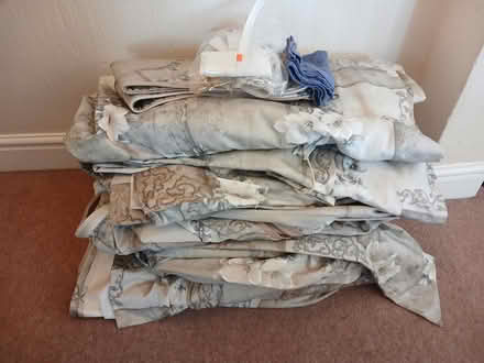 Photo of free Curtain material (Canford Heath Poole BH17) #1