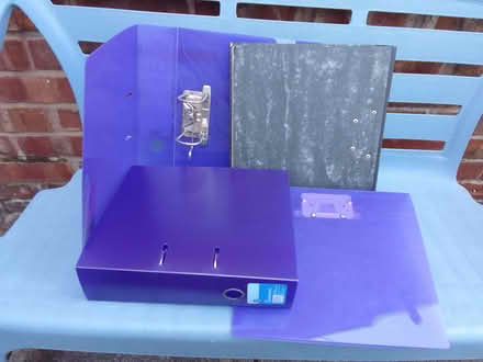 Photo of free lever arch files (Sale M33) #1