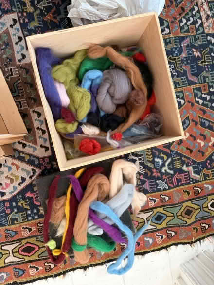 Photo of free Wool, felt,pompom maker,craft bits (Streatham Common) #1