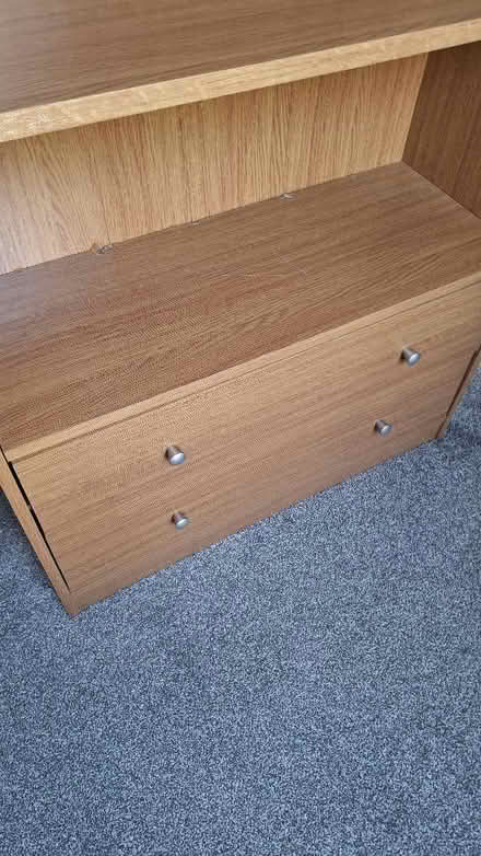 Photo of free Wooden bookshelf with drawers (Tooting SW17) #2