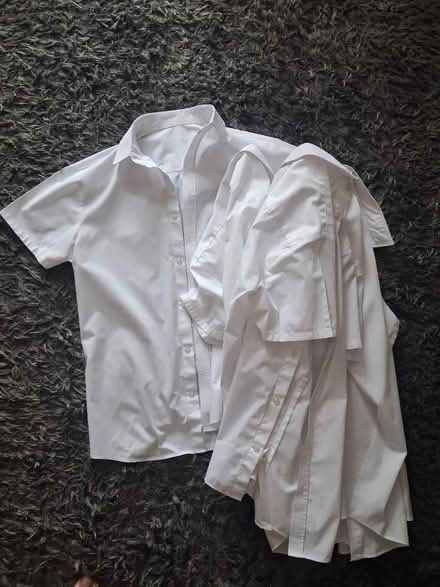 Photo of free 6 white school shirts aged 15-16 (Maidstone (Barming) ME169) #2