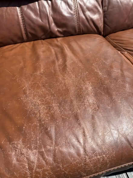 Photo of free Leather 2 seater sofa (Wickford SS12) #3